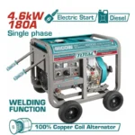 Générateur de soudeur diesel 4,6KW / 50-180A