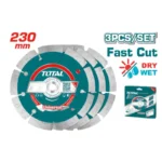 JEUX DISQUE DIAMANT 230MM 3PCS