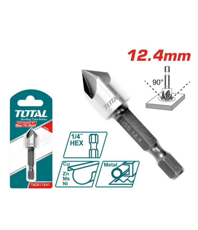 Design sans titre (22) Fraise à chanfreiner TOTAL 12,4 mm – Image 1