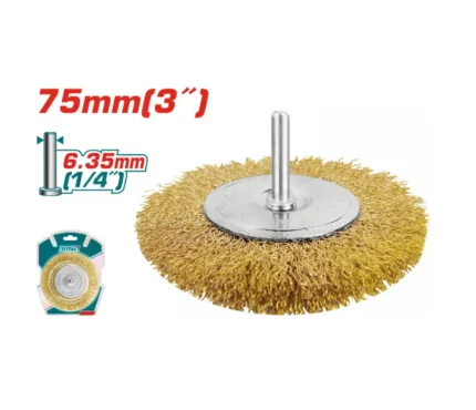 MOULINET À FIL MÉTALLIQUE TOTAL POUR PERCEUSES 75 mm