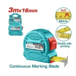 LONGUEUR TOTALE DU RUBAN 3 m X 16 mm