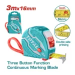 RUBAN DE MESURE TOTAL STEEL 3 m X 16 mm