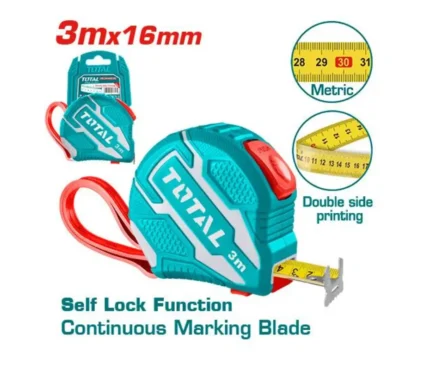 MESURE TOTALE DU RUBAN 3 m X 16 mm