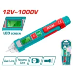 Stylo capteur de tension totale – 12-1000 V, arrêt automatique