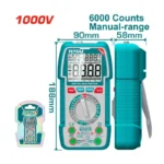 Multimètre numérique Total Tools 1000 V -