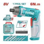 Tournevis sans fil Total 8V, 6NM -